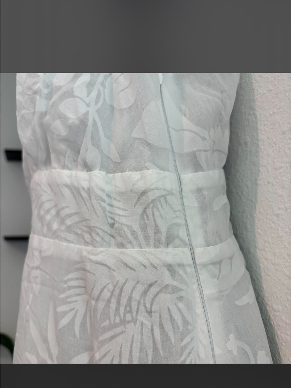 Hello Molly One-Shoulder Tropical Jacquard Midi Dress – Size 6 - Picture 4 of 8